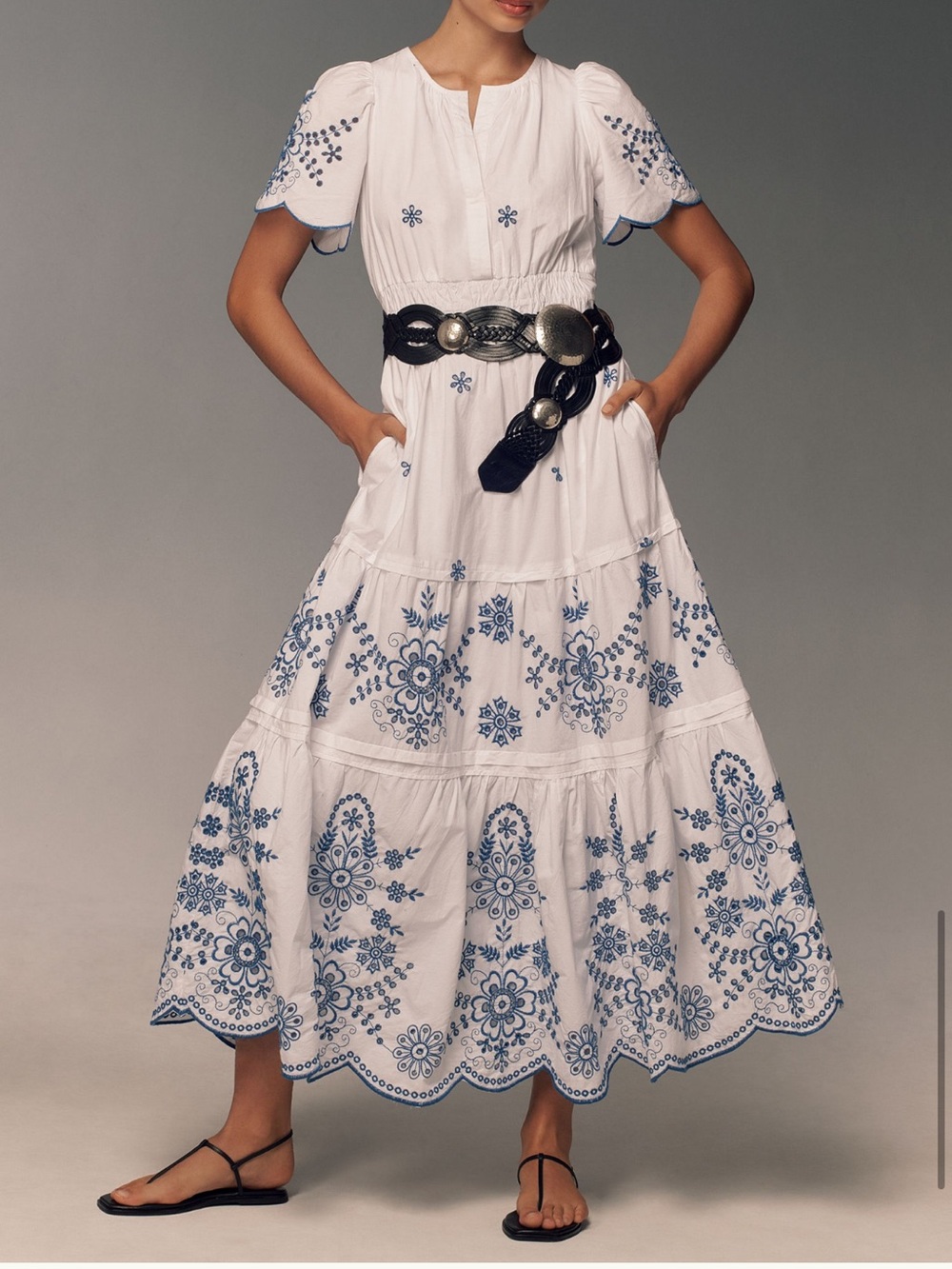 Somerset Maxi Dress Eyelet -S